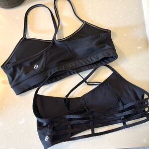 lululemon athletica Black Sports Bra's